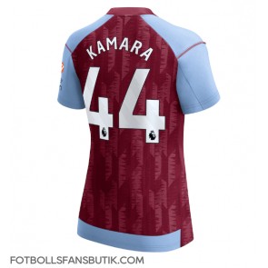 Aston Villa Boubacar Kamara #44 Replika Hemmatröja Damer 2023-24 Kortärmad